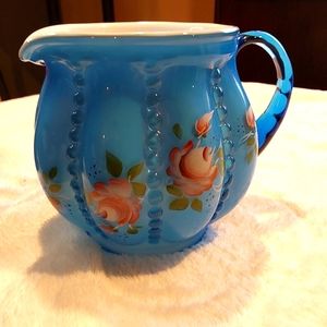 Fenton glass jug